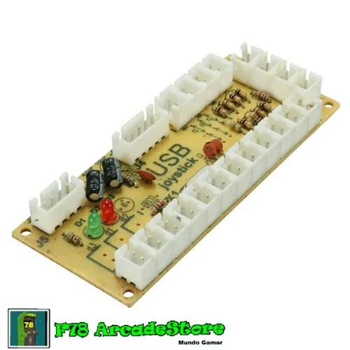 Kit Arcade Completo Zero Delay Sanwa Genérico Verde