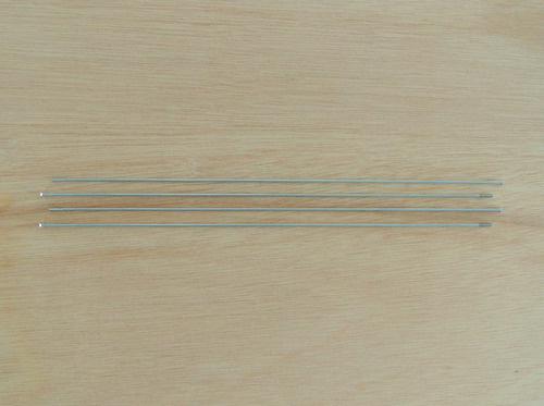 Pillar Spokes Rayos Rectos (straight-pull) Plata