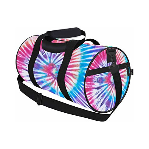 Bolsa De Viaje Aoyego Swirl Tie Dye, Hippie Modern Ink Rai