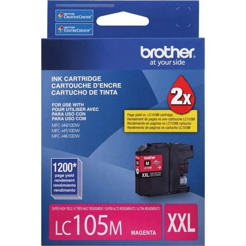 Cartucho Brother Lc105 Cyan Magenta Amarillo Original J6920