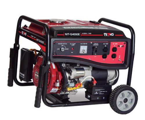 Generador Nitro G4000e, Motor 4t, 4100 W, 120-1f/240-3f Vca