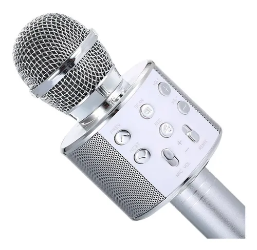 Microfono Parlante Karaoke Ws-858 Inalambrico Bluetooth