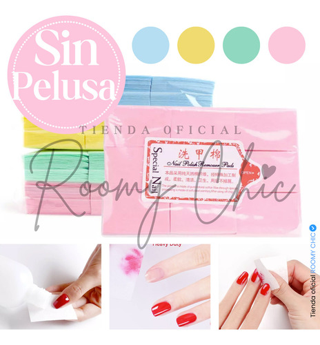Toallitas Para Uñas Sin Pelusa Gasas Para Uñas Manicure