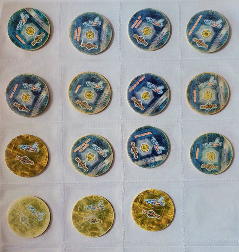 Semicolección Tazos 68/70 Medabots De Plástico Año 2002 (Usado)
