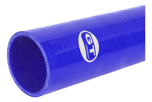 Manguera Siliconada Recta 50cm 32mm Azul Gt Hose