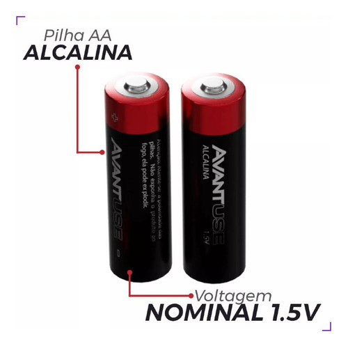 Kit De Pilhas Alcalinas Aa Com 2 Unidades 1.5v Avant