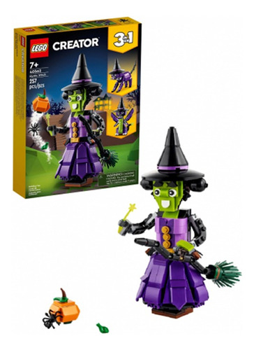 Lego Creator 3 En 1 Bruja Mística Halloween 40562 Dinosaurio