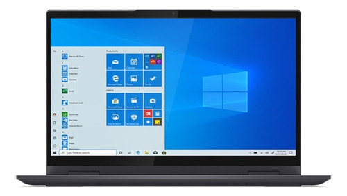 Imagen 2 de 5 de Notebook Lenovo Yoga 14ITL5 slate gray táctil 14", Intel Core i5 1135G7 8GB de RAM 512GB SSD, Intel Iris Xe Graphics G7 80EUs 1920x1080px Windows 10 Home