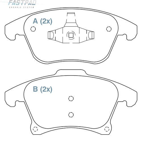 Pastilha De Freio Dianteira Ford Fusion Willtec Fp179