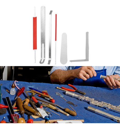6 Piezas De Herramientas De Reparación De Saxofón Premium