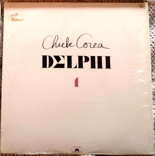 Lp Chick Corea Delphi 1 Solo Piano Improvisatio 1979usa Jazz
