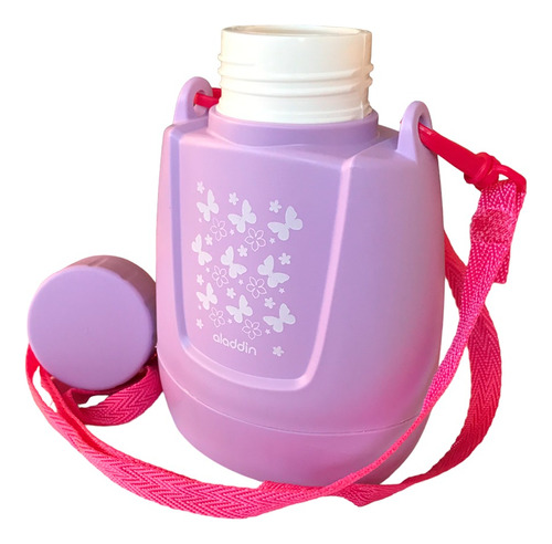 Garrafinha Infantil 300ml Térmica Conserva Frio E Quente Cor Lilás