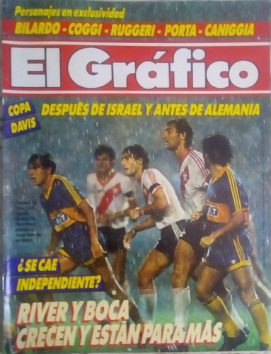 El Grafico 3670 River 1 Boca 1, Reportajes A Bilardo,porta