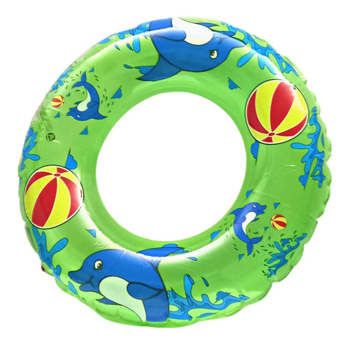 Salvavidas Pez Flota Inflable Playa Pileta Colchoneta Rueda