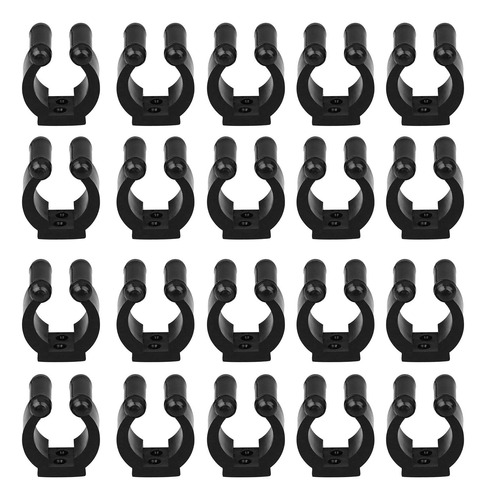 20pack Fishing Pole Holder Clip Storage Rack, Wall Mounted F