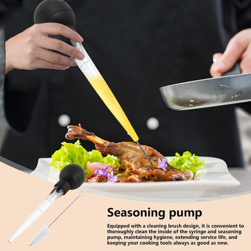 Jeringa Con Inyector De Pavo Turkey Baster, Utensilio De Coc