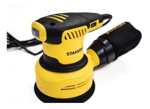 Lixadeira profissional roto orbital Stanley SS30-B3 amarela 50Hz 300W 220V