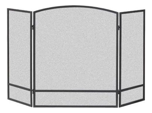 Pantalla Para Chimenea Panacea, De 3 Paneles De Arco