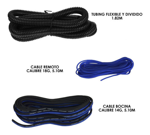 Imagen 4 de 7 de Steelpro - Kit Pro De Instalación Para Amplificador Calibre4