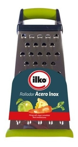 Rallador Acero Inoxidable 4 Caras Ilko