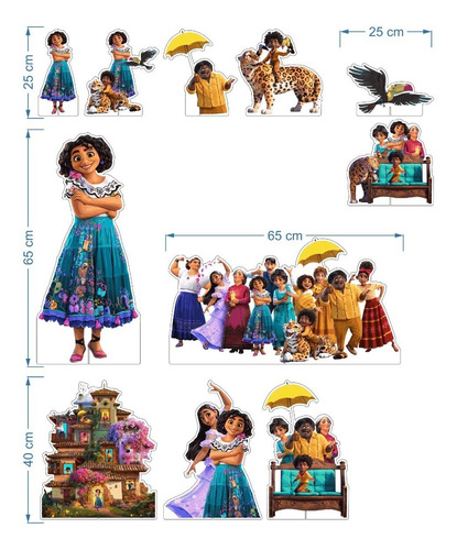 Imagem 2 de 2 de Kit Display Festa Infantil Encanto
