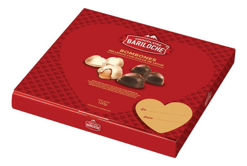 Chocolates Bariloche En Corazones Surtidos X 120g - Premium