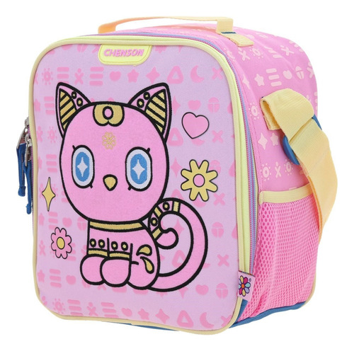 Lonchera Escolar Termica Chenson Happy Girl Gispy Hg70355-p Rosa Gato