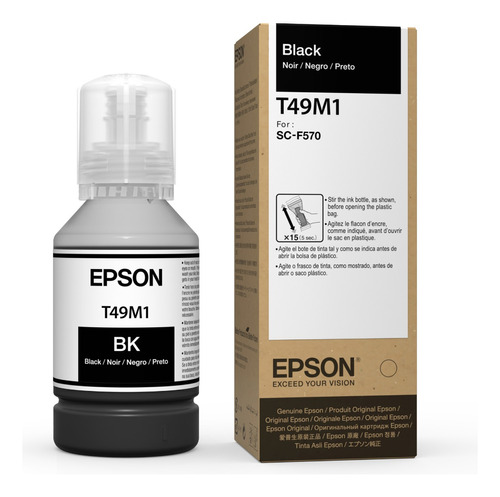 Tinta Epson T49m1 Original Negro  Sublimacion Nuevo 140ml