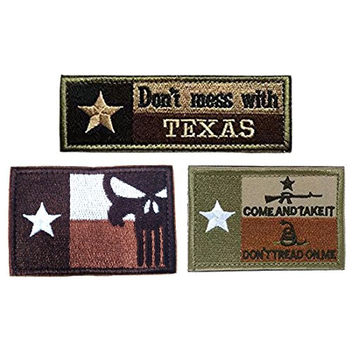 Homiego Texas State Flag Military Tactical Morale Desert Bad