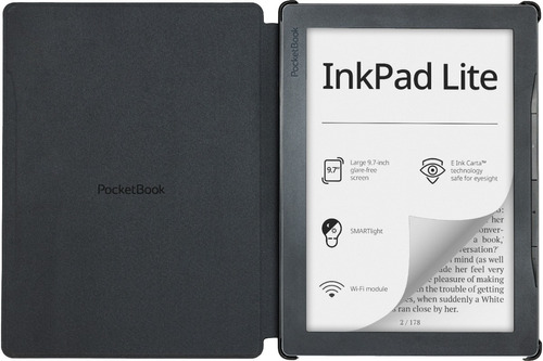 E-reader Pocketbook Inkpad Lite 9,7 Linux 8gb+sd Luz + Funda