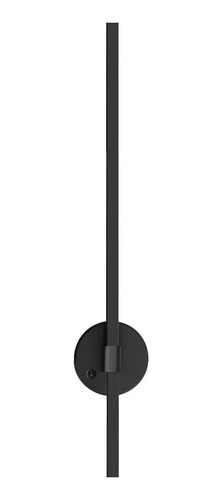 Aplique Lineal Luz Indirecta 20w +tecla Luz Moderno Puraluz Estructura Frio + Tecla Izquierda