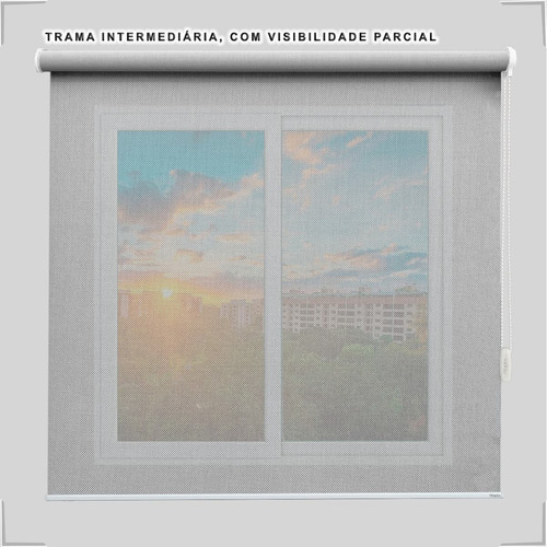 Persiana Rolo Tela Solar 3% Com Bando (l) 1,90 X (a) 2,35