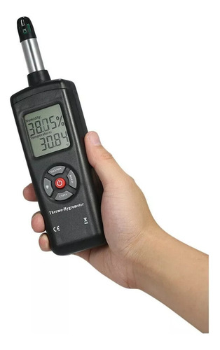 Medidor Portátil Digital De Humedad Y Temperatura Lcd