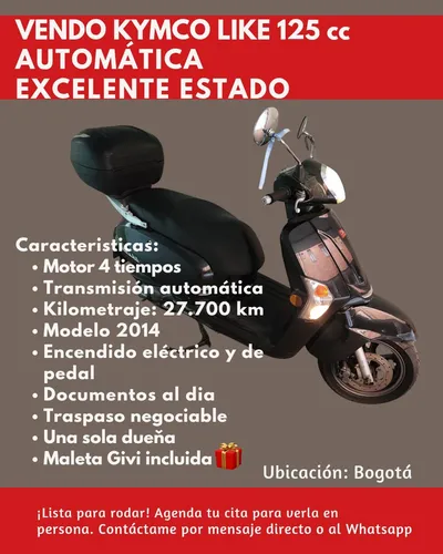 Motor 4 Tiempos Transmisión Automática Color Negro Elegante