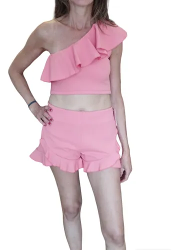 Conjunto de top y short para fiesta sale