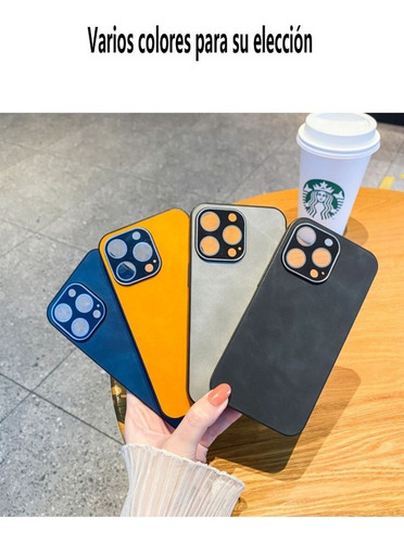 - Funda De Piel For iPhone Kit Carcasas + Micas Protectoras