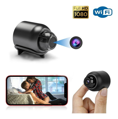 Mini Camara Espia Wifi X5 P2p Fullhd Vision Nocturna 128gb