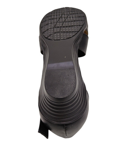 Zapato Huarache Tipo Piel Con Tacón Flat Mujer Empeine Alto