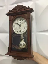 Comprar Relógio Parede Antigo Decoração Antiguidades Pêndulo Balança Cor da estrutura Marrom-escuro Cor do fundo Marrom-escuro