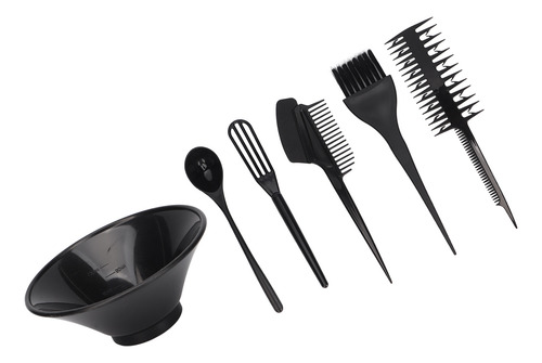Kit De Brochas Para Colorear El Cabello, 6 Piezas, Tinte Pro