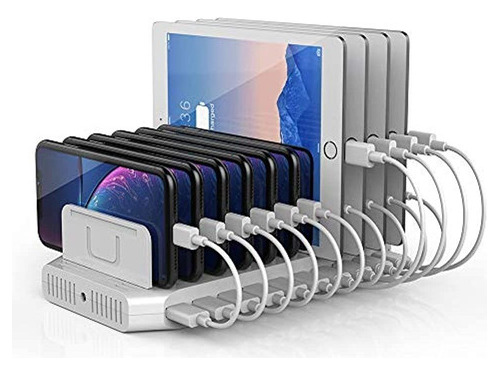 Estacion De Carga Para iPad, Unitek 96w Puerto Usb De 10 Pu