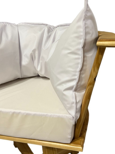 Sillon Gervasoni Almoh Asiento Y Respaldo Impermeable C Color Blanco Diseño De La Tela Liso