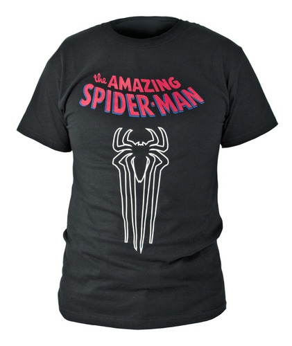 Playera Spiderman Manga Corta Unisex Cuello Redondo.