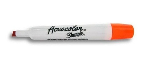 12 Marcador Base Agua Pizarrón Sharpie Acuacolor Naranja