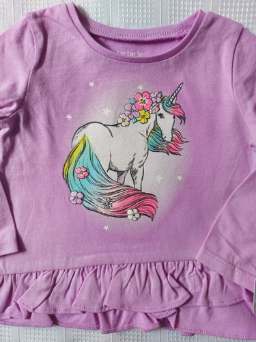 Imagen 2 de 10 de Suéter Para Bebé Niña. Marca: Carter's. Talla: 9 M