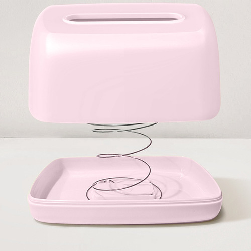 Caja De Pañuelos En Forma De C Con Resorte Incorporado Para