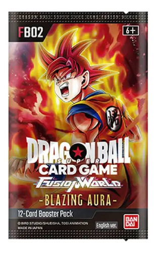 Display Dbs Fusion World: Fb02 - Blazing Aura