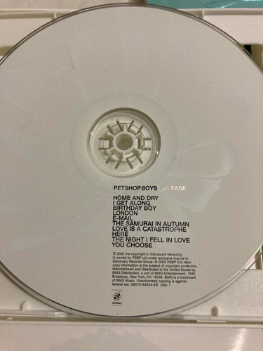 Pet Shop Boys / Release Cd Doble Ltd Ed. 2002 Impecable (Usado)