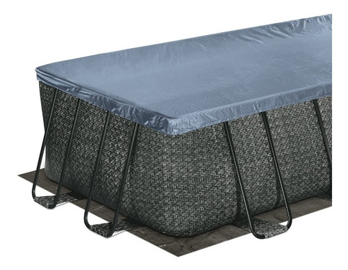 Piscina Rectangular Summer Waves 16x8 Pies, Oscura