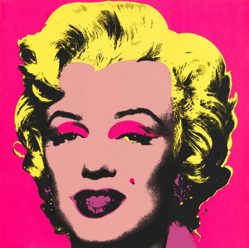 Cuadros Modernos- Marilyn- Warhol 60 X 60 Pop Art